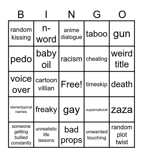 Tomorrow's  Teachings Bingo Card