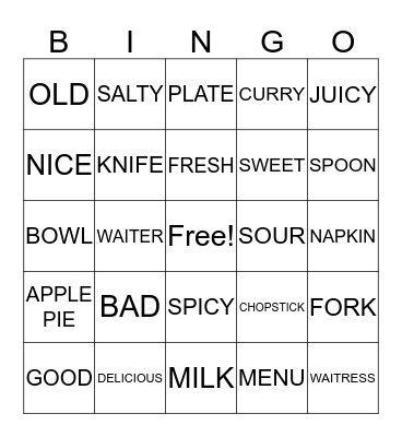 HF E (MR YOSAFAT'S) Bingo Card