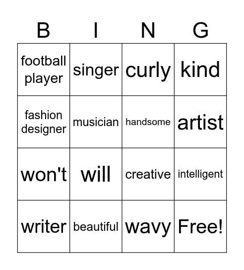 TB2 Unit 2 Bingo Card
