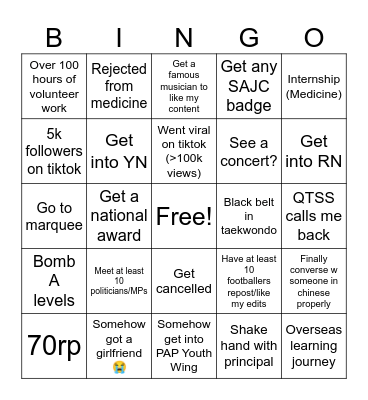 2025 Bingo? Bingo Card
