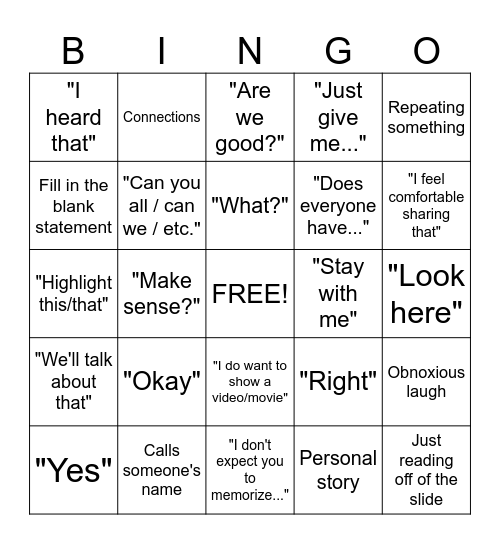 Spooky Halloween Bingo Card