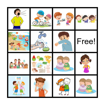 PRESCHOOL BINGO Card