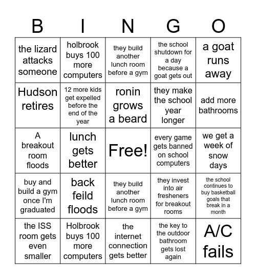 Ivy Bingo Card