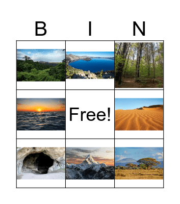 Habitat Bingo Card