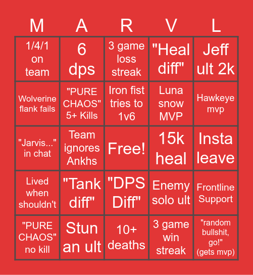 Its going to be *so* fun doing this 😭 Bingo Card