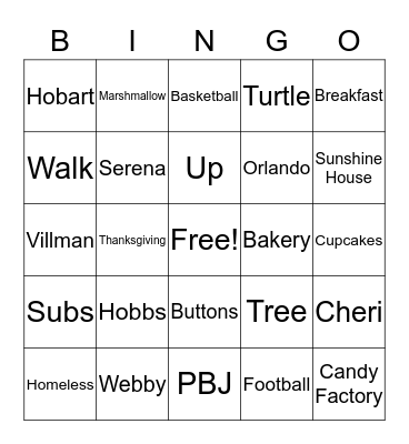 The Upside of Down Bingo Card