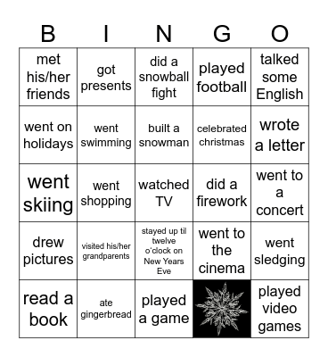 Find someone who… Bingo Card