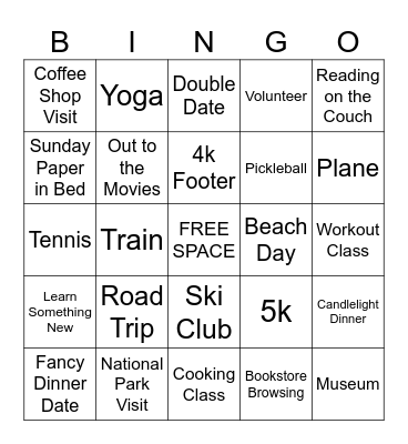 Marcanie Bingo Card
