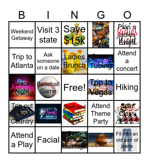 2025 Adventure Bingo Card