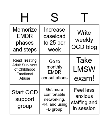 Heart Stone Goals Bingo Card