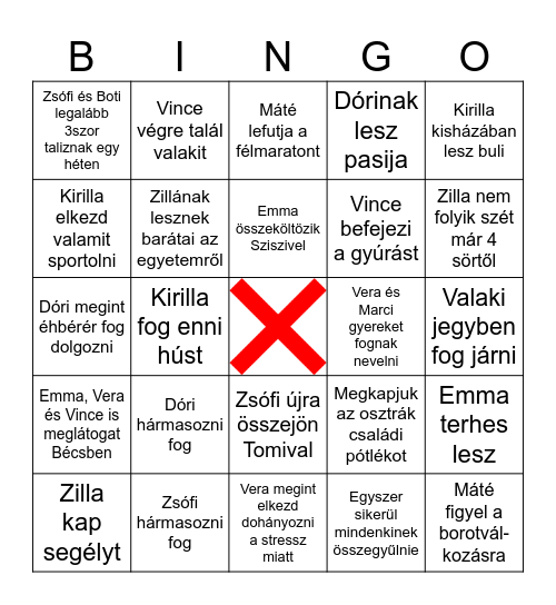 2025-ös BINGO Card