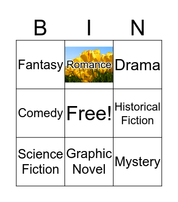 Genre Bingo Card