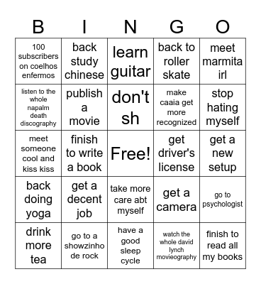 bingo foda Bingo Card