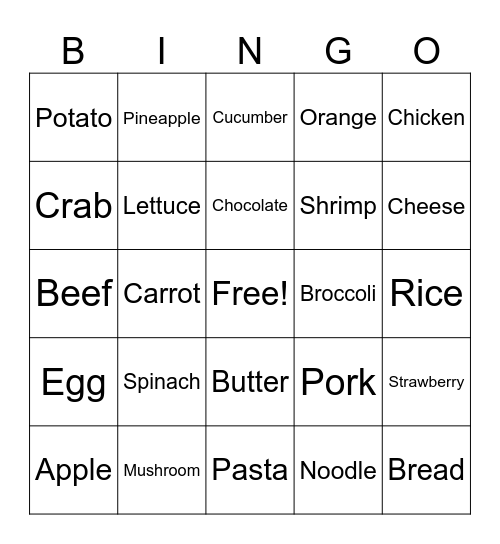 KOOLMARKET FAIR Bingo Card