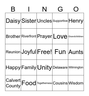 Meet the BROOKS! Bingo Card