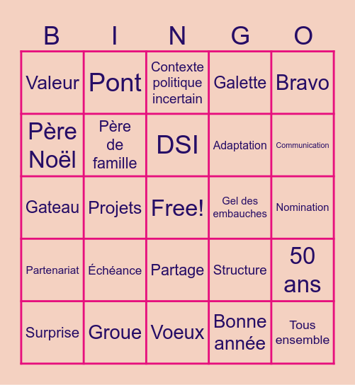 EL Bingo Card