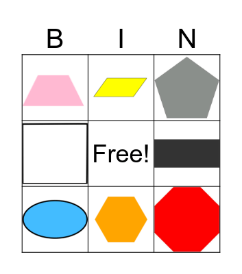 Shapes Bingo Card
