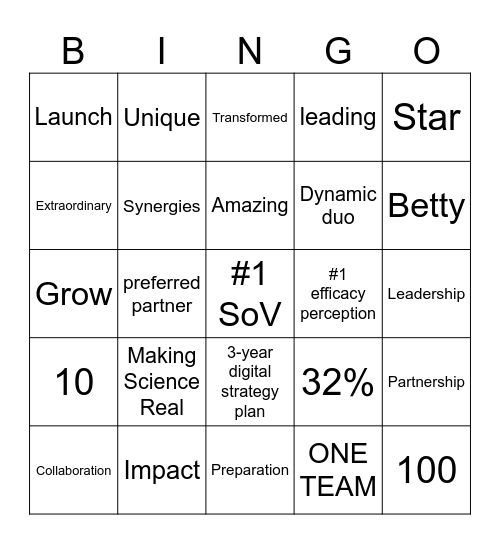 Double Up! Bingo! Bingo Card