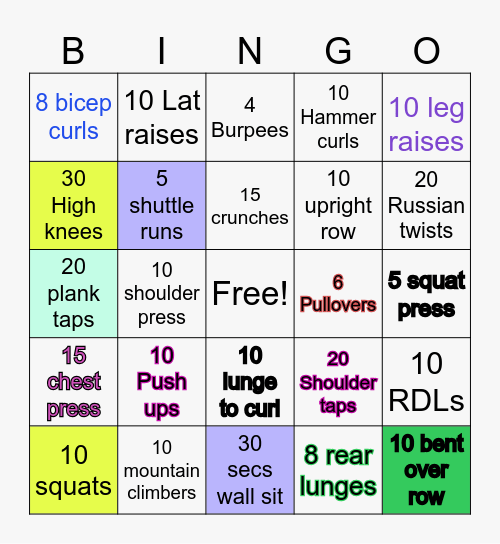 BDCC CIRCUIT BINGO Card