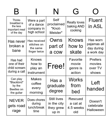 Iron Bryant's Bingo Card