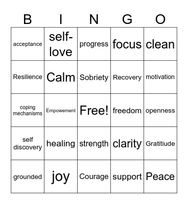 SSCB BINGO Card