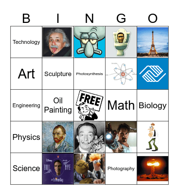 S.T.E.A.M. Lab - Jan '25 Bingo Card
