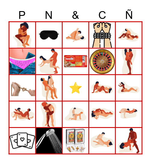 KAMASUTRA Bingo Card