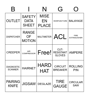 Steel Center Celebrates CTE Month Bingo Card