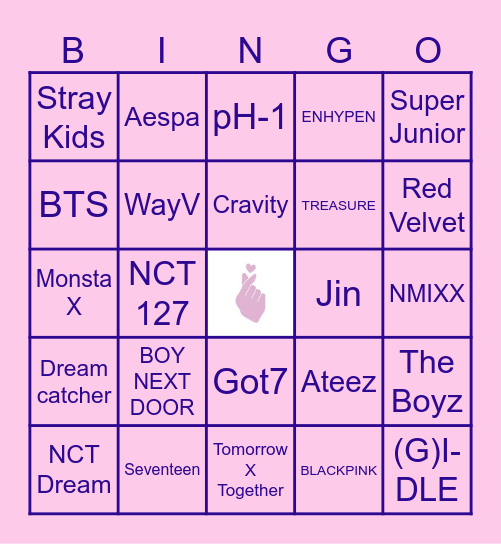 01-10-2025 Bingo Card