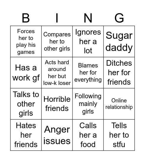Lean Bingo Card