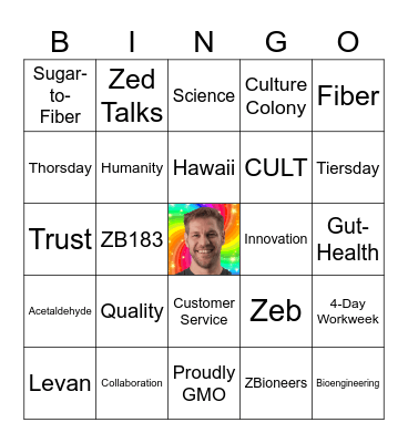 ZBiotics Bingo Card