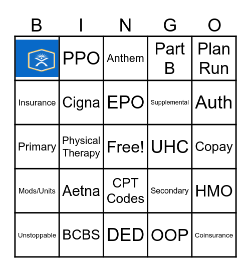 PT Solutions Bingo Card