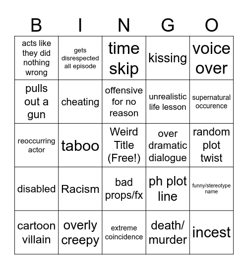 DuckyDee Bingo Card Bingo Card