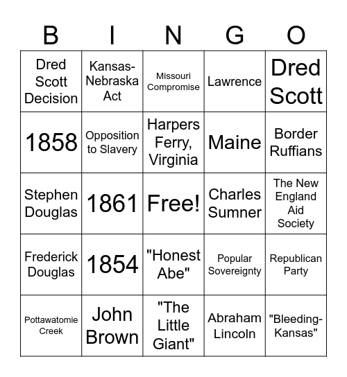 1.2 Discussion Bingo Card