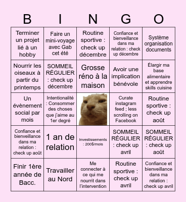 2025 ¨̮ Bingo Card