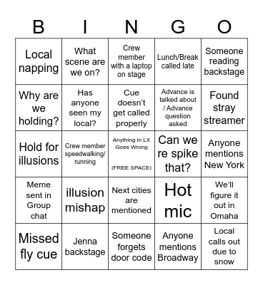 Tech Bingo Day 2 Bingo Card