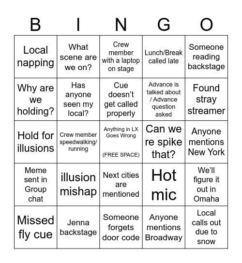 Tech Bingo Day 2 Bingo Card