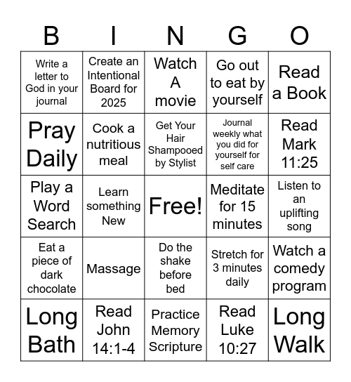 HCM - It's All About You !! Bingo 2025 Bingo Card