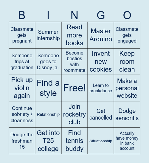 Thuy-An’s 2025 Bingo Card