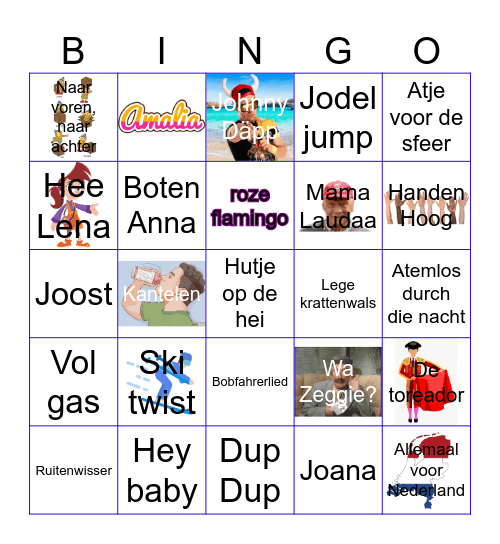 Apres Ski 2025! Bingo Card