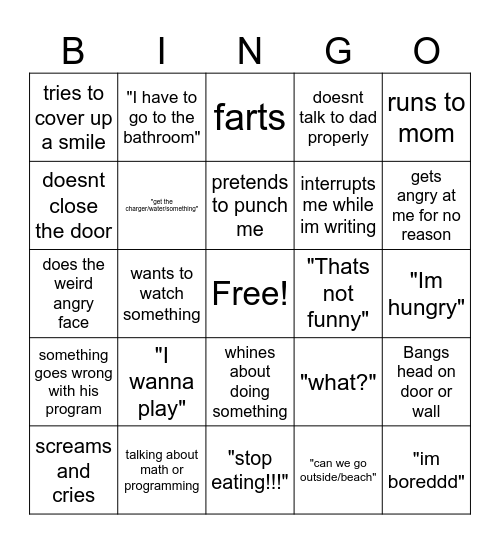 the vincent bingo Card