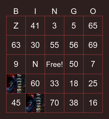 Black Shadow Agency Bingo Card