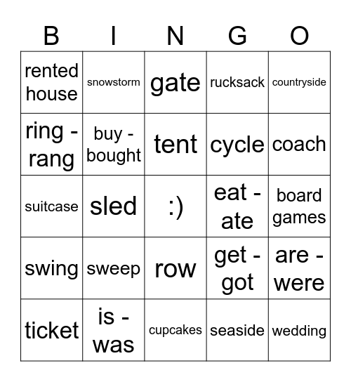 bingo unit 3 Bingo Card