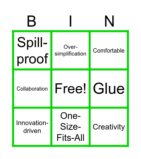 Rethinking Design Thinking Bingo Card