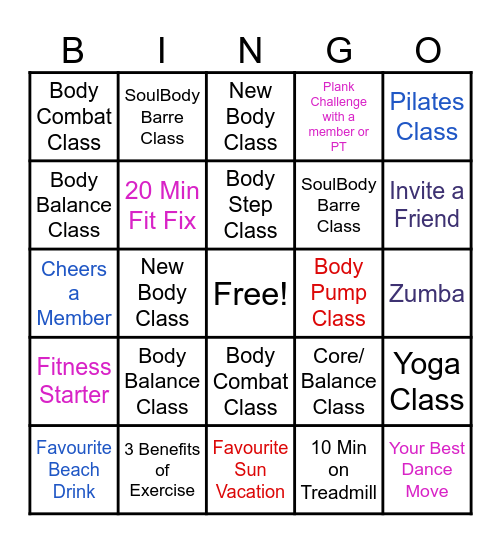 East Mall SHOWCASE BINGO January 15-26 Bingo Card