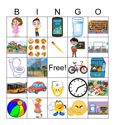 Fyrsta vikan Bingo Card