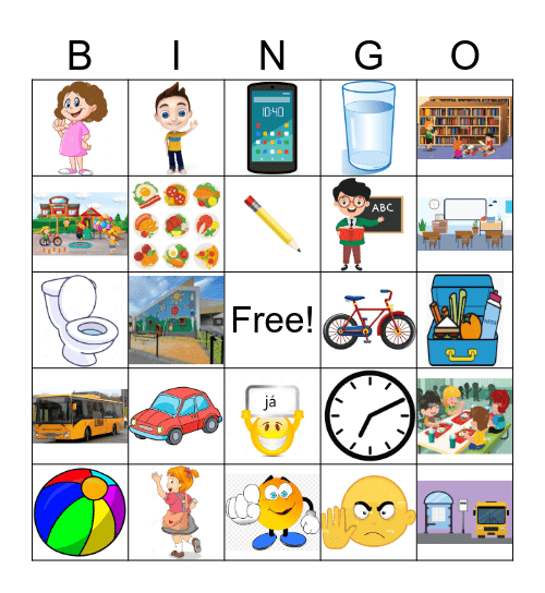 Fyrsta vikan Bingo Card