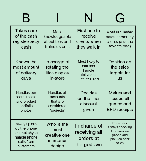 Do We Really Know Who We Are? Bingo Card