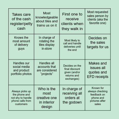 Do We Really Know Who We Are? Bingo Card