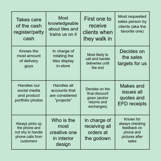 Do We Really Know Who We Are? Bingo Card